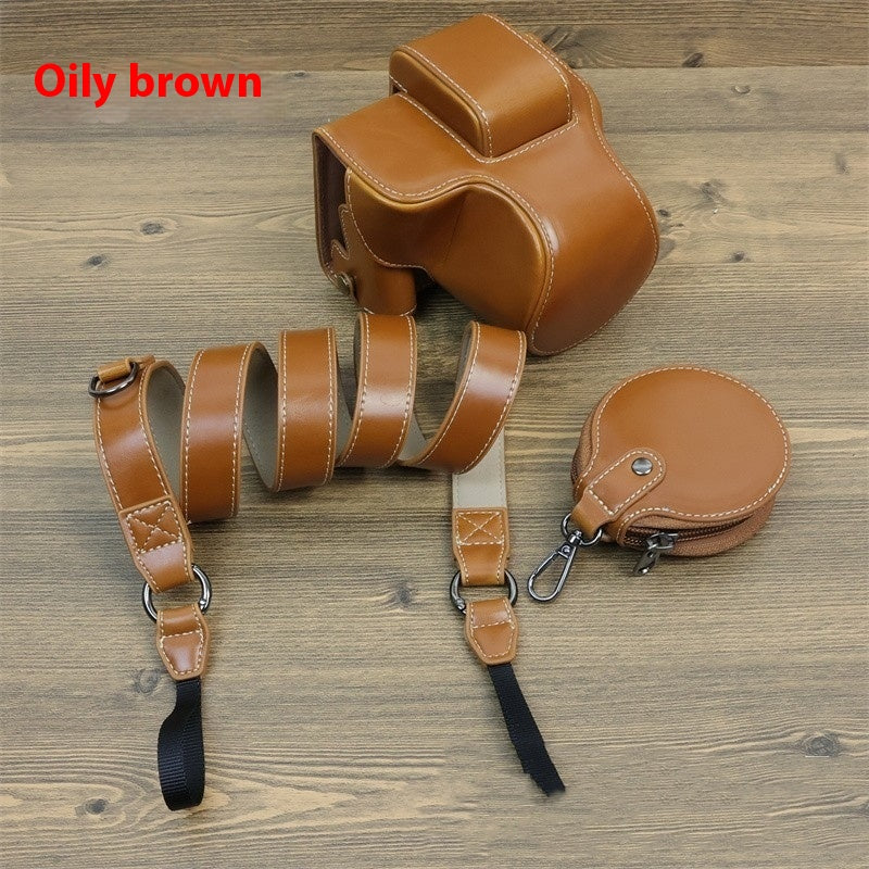 Convient pour Micro caméra unique Retro Oblique Camera Bag