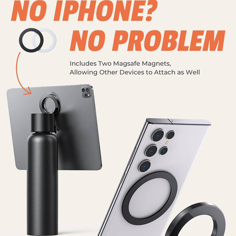 Outdoor Large Capacité Téléphone portable Magnetic Bracket Water Cup