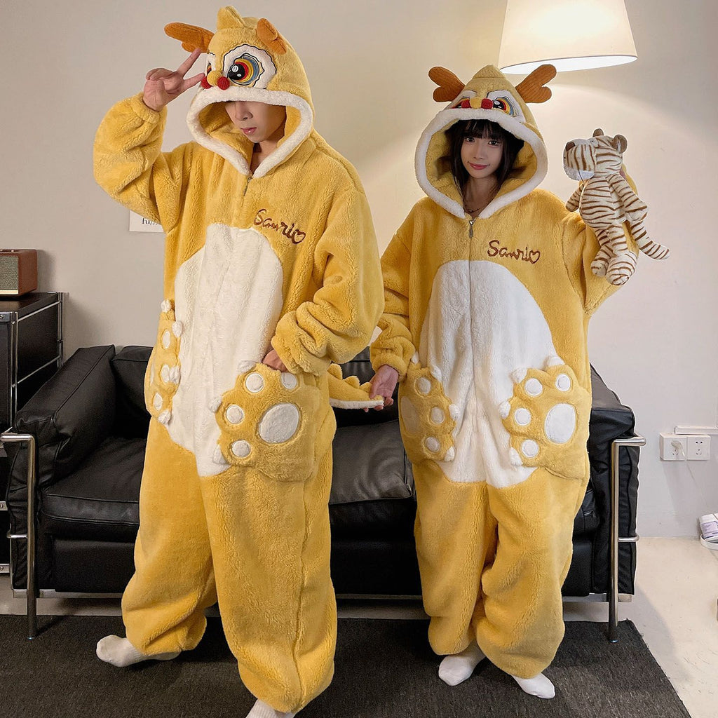 Ensemble de vêtements de salon pour jeunes de style caricature