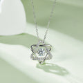 S925 Argent Sterling 0.5ct D Couleur VVS1 Moissanite Star De Collier Hexagram 45cm Platine