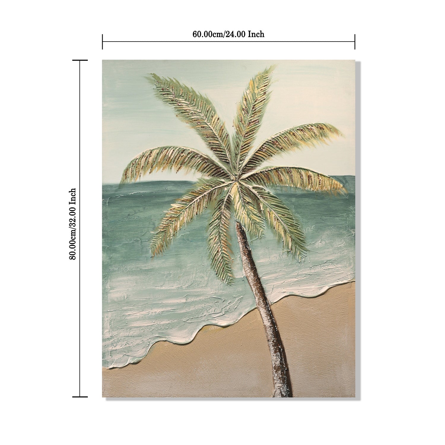 24x30 Ensemble de 2 Palm Tree Wall Art