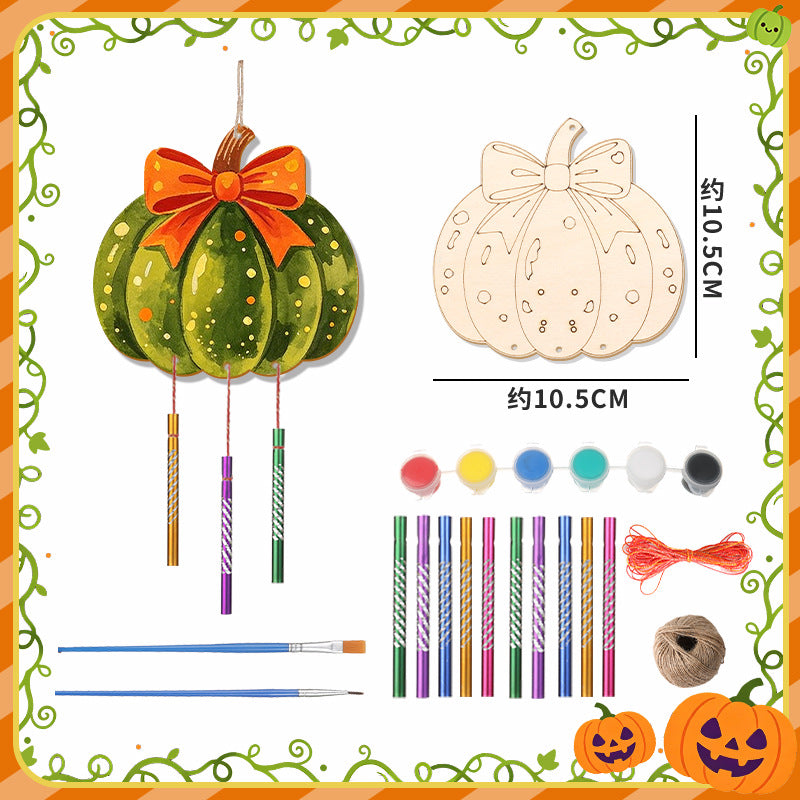 Pompe en bois Chime à vent bricolage Craft Kit Pendentif Décoration