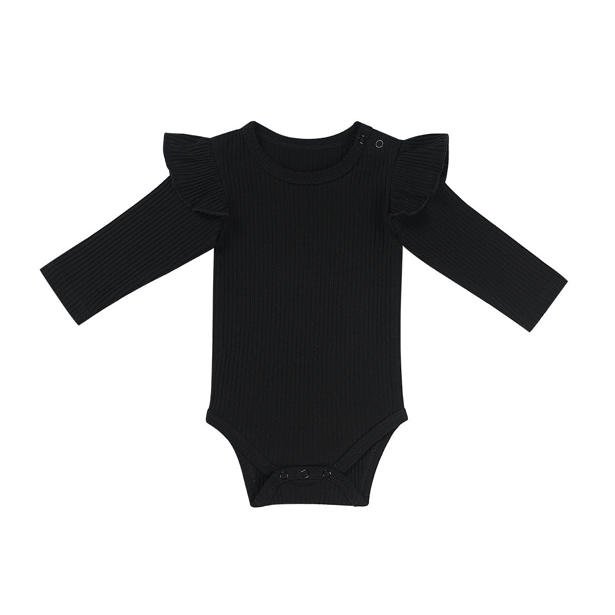 Mode bébé couleur solide épaisse onesie
