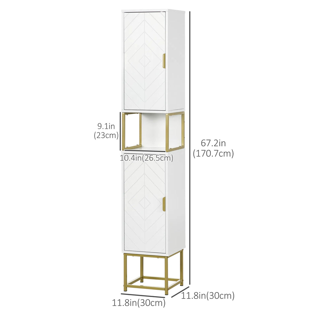 Cabinet de rangement de salle de bains