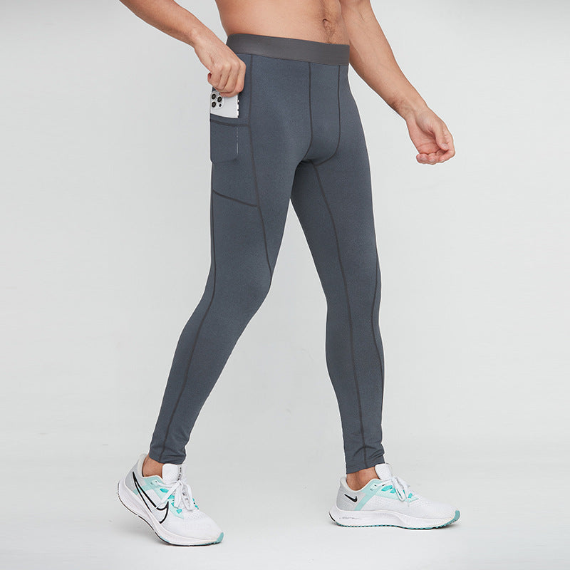 Leggings sportifs masculins d'automne et d'hiver