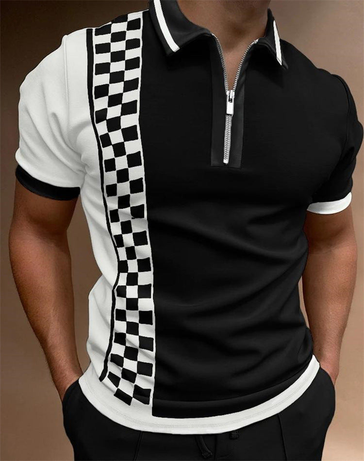 T-Shirt à fermeture éclair POLO