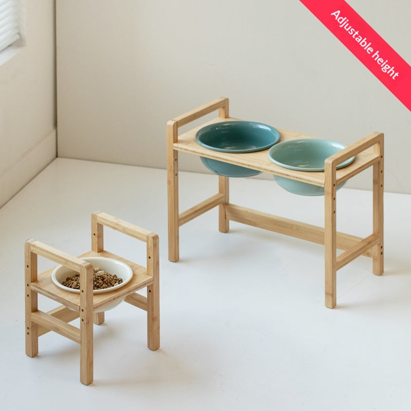 Céramique Grande Capacité Dog Bowl Feeder