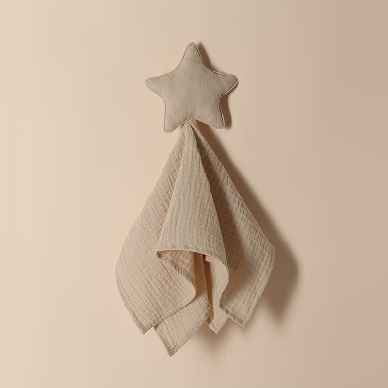Serviette époustouflante en coton Gauze-1 an bébé Coax Nap Sleep Hand Puppet