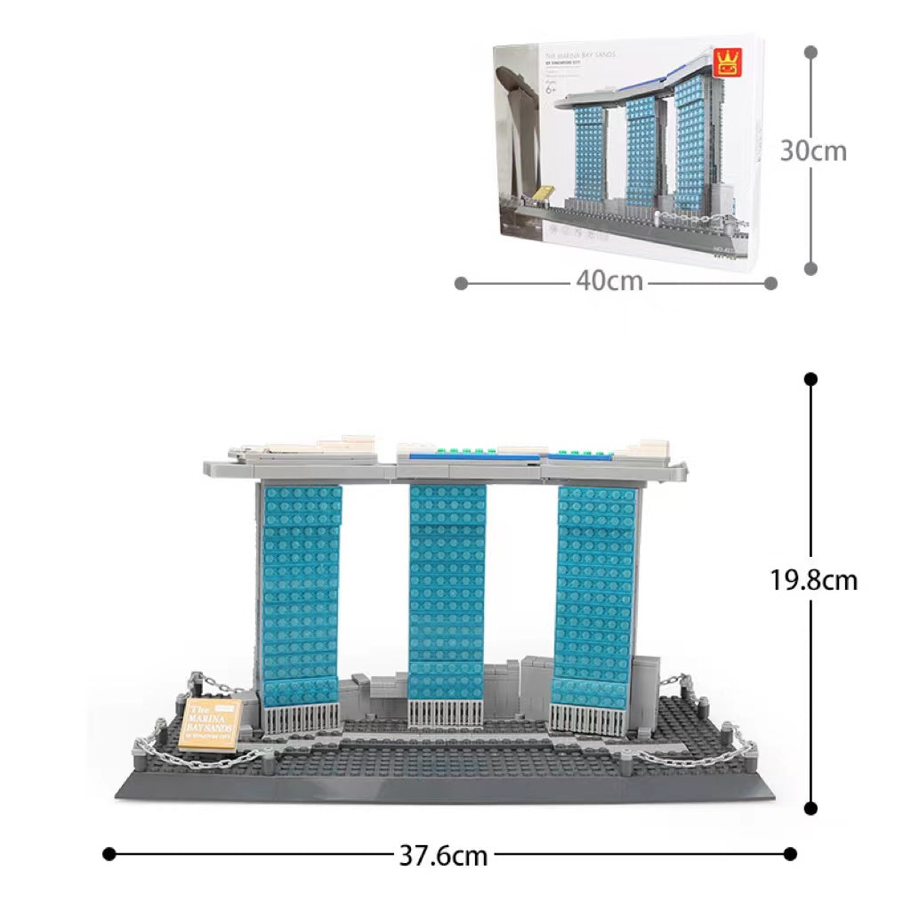Wange Building Block Street View Jouets pour enfants