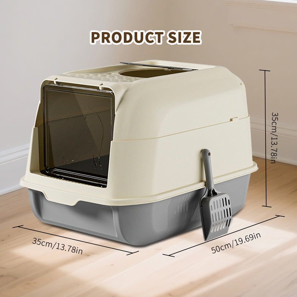 Uniquement prise de soi---Double porte Cat Litter Box