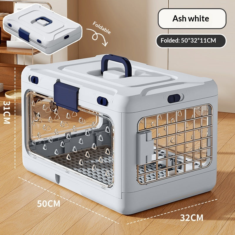 Portable Polding Pet Carrier pour les chats Idéal pour le voyage