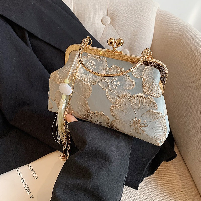 Chine Style Texturé Cheongsam Sac Femmes