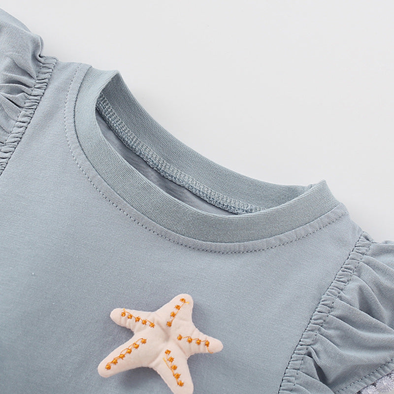 T-shirt fille Été Arrivée Top