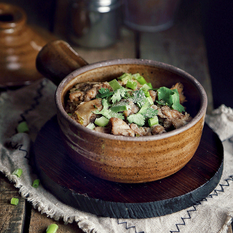 Potterie créative Potterie micro-ondes Claypot ménager Riz Soupe à haute température