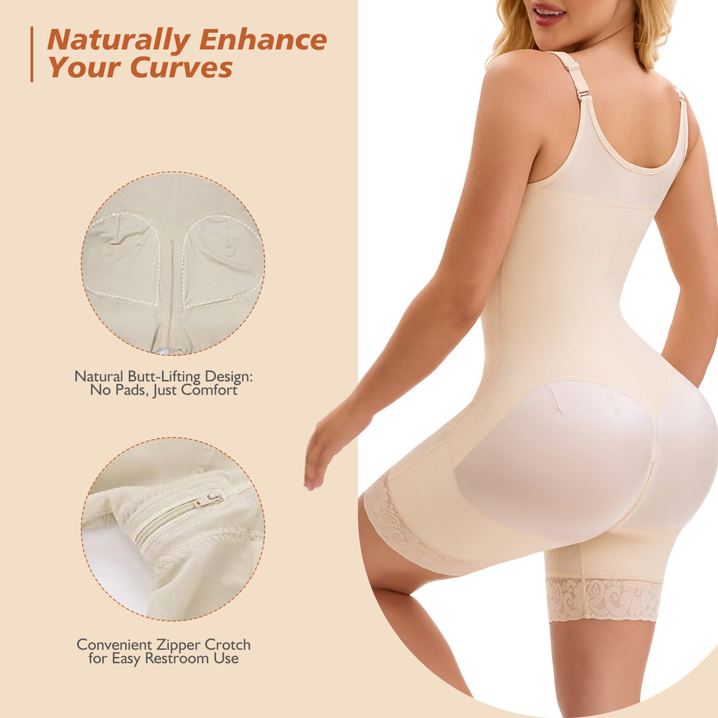 Fajas Colombianas Postpartum Full Shapewear pour femmes Tummy Control Body Shaper Lifter