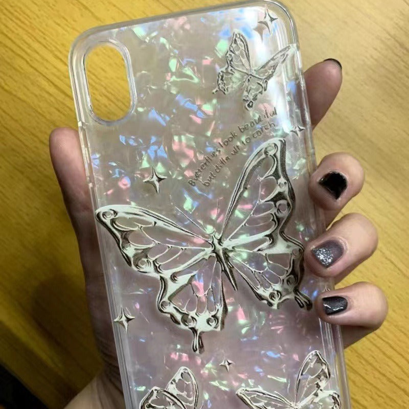 Fashion Personality Butterfly Affaire de téléphone anglais