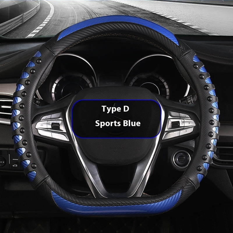 Leather Silicone Four Season Accessoires de voiture Couverture de volant