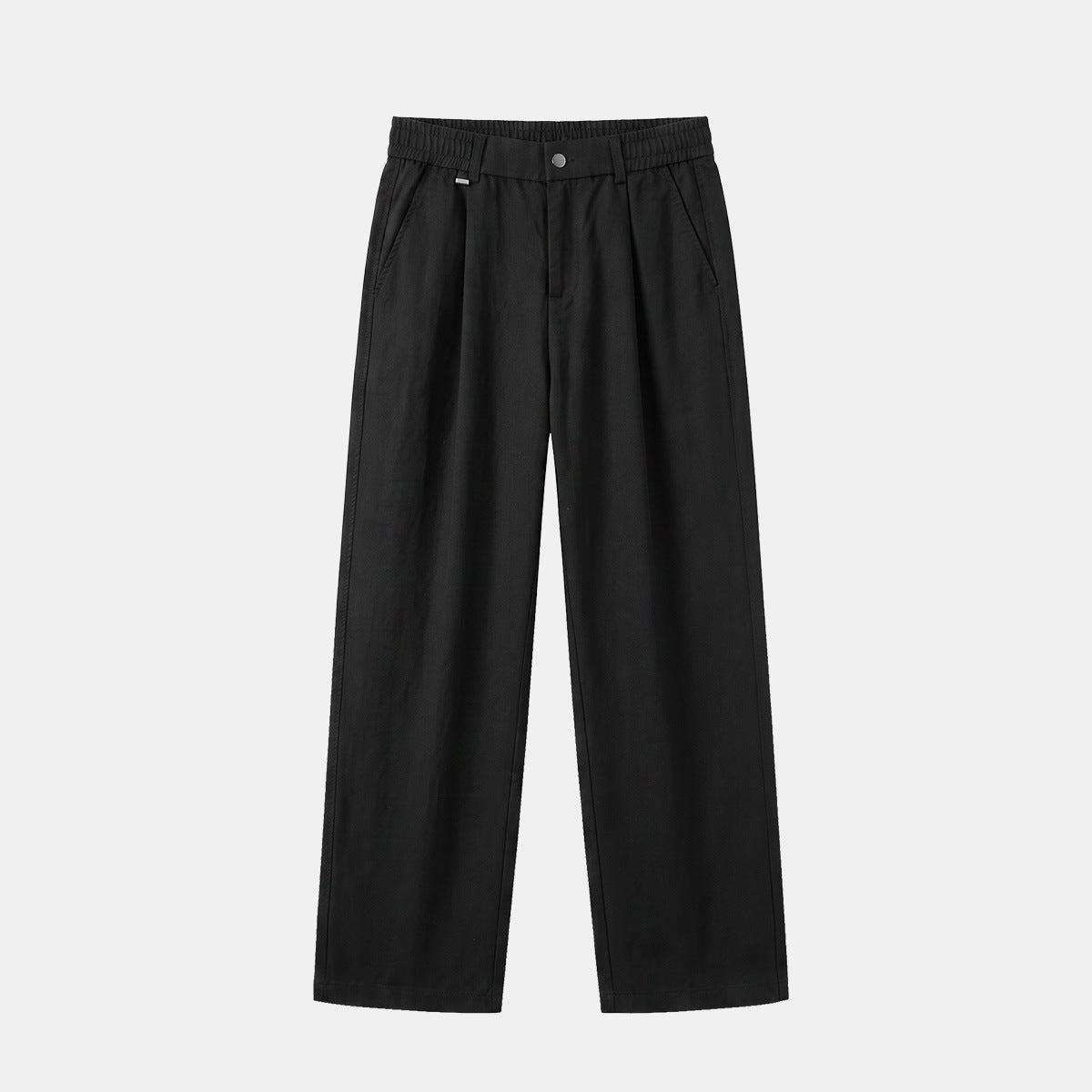 Pantalons casual pour hommes Pantalons en tissu de taille droite