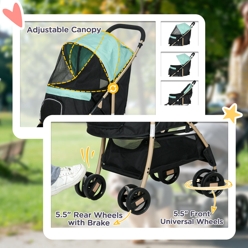 Poussette pour chiens de petite taille