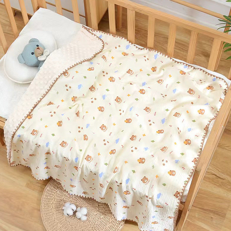 Type A Pure Cotton Gauze Doux Couverture bébé pour nouveau-nés et nourrissons
