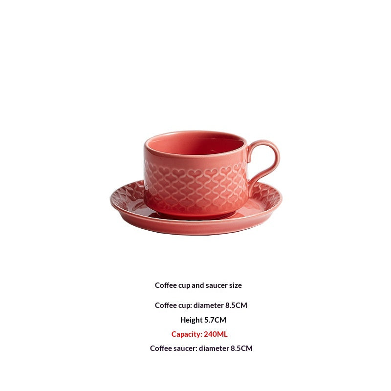Nordic Danish Vintage Creative Ceramic Coffee Cup