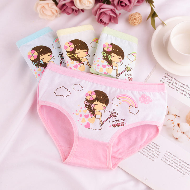 Sous-vêtements pour enfants Filles Pure Cotton Boxer