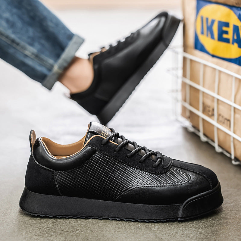 Chaussures en cuir casual travail noir