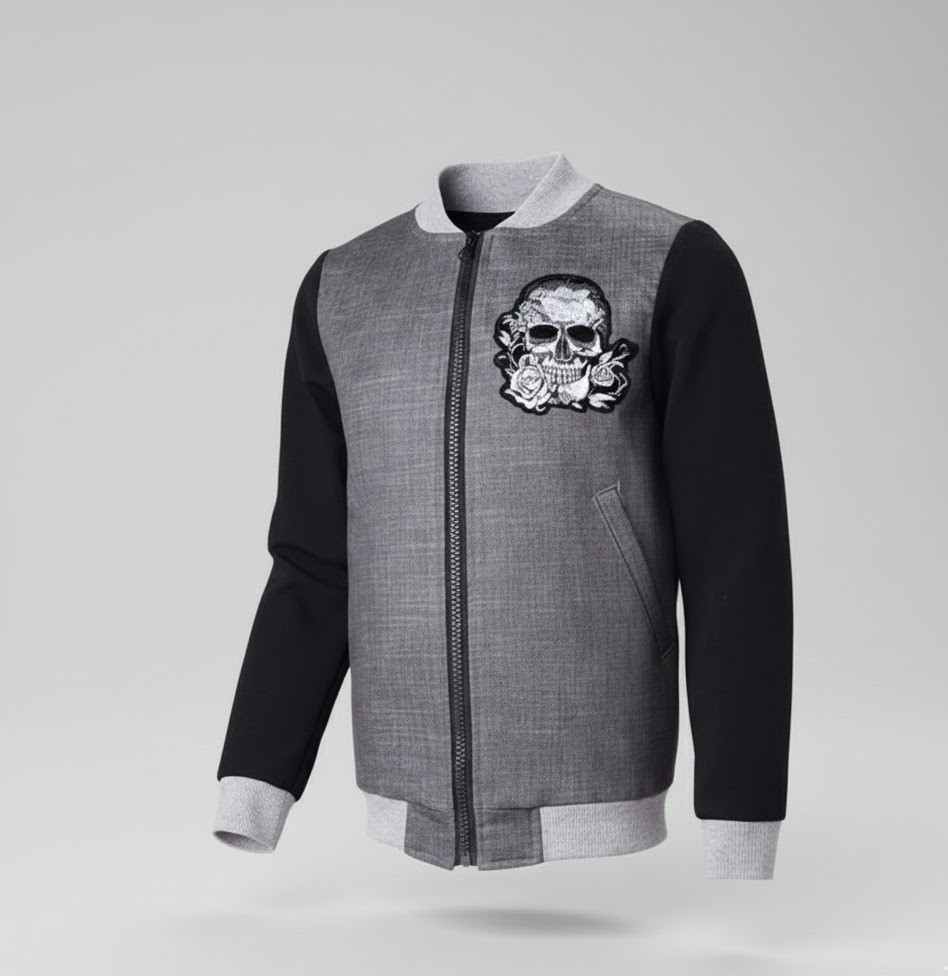 Garçons Veste en coton Zip Up Enfants Casual Coat Printemps Automne Tout-petit 3-7Y