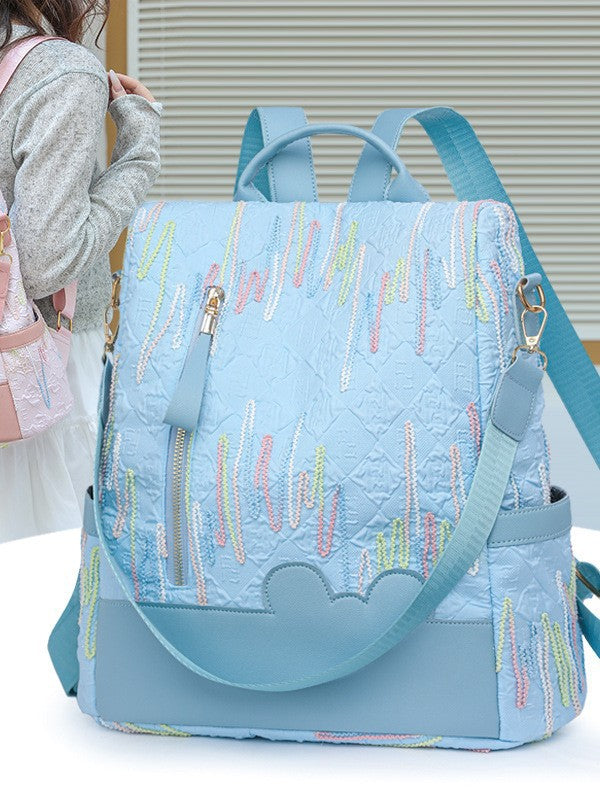 Sac à dos multifonctionnel léger et fashionable pour femme