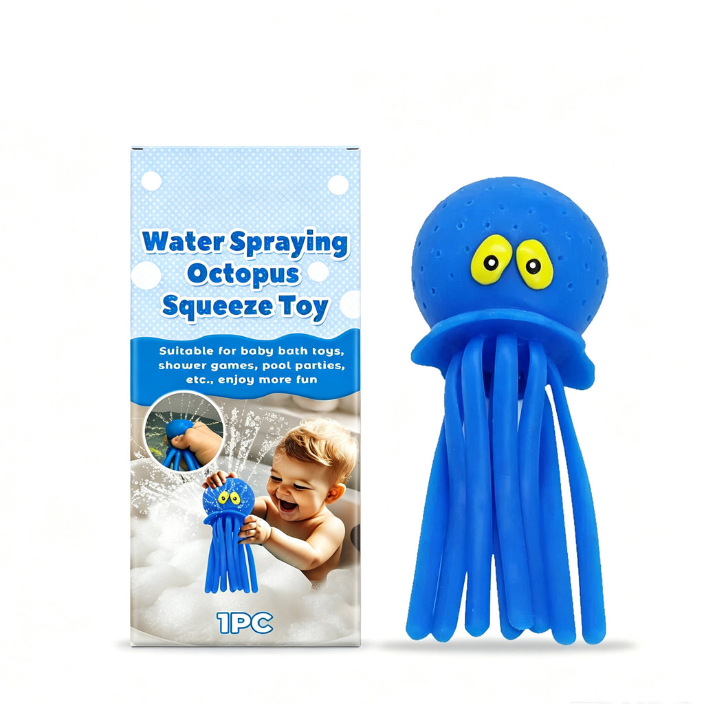 Octopus Squeeze Water Spray Bath Toy