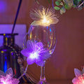 LED optique fibre fleur de lumière chaîne éclair lumière mariage