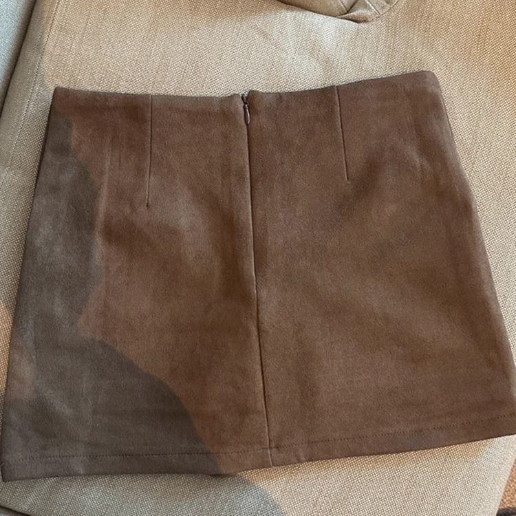 Suede de style coréen Jupe de carrosserie haute portée