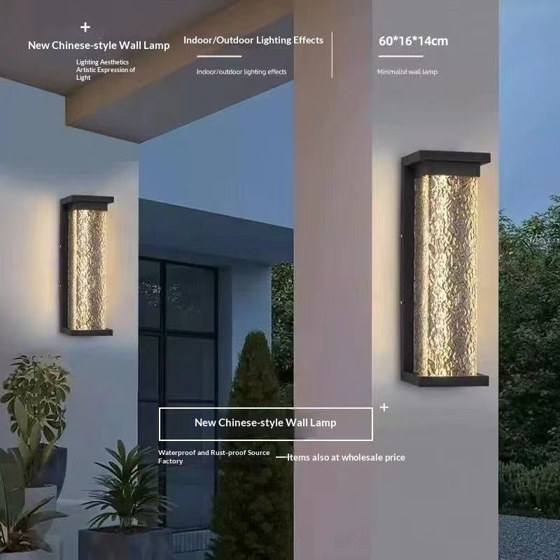 Lampe solaire murale extérieure étanche
