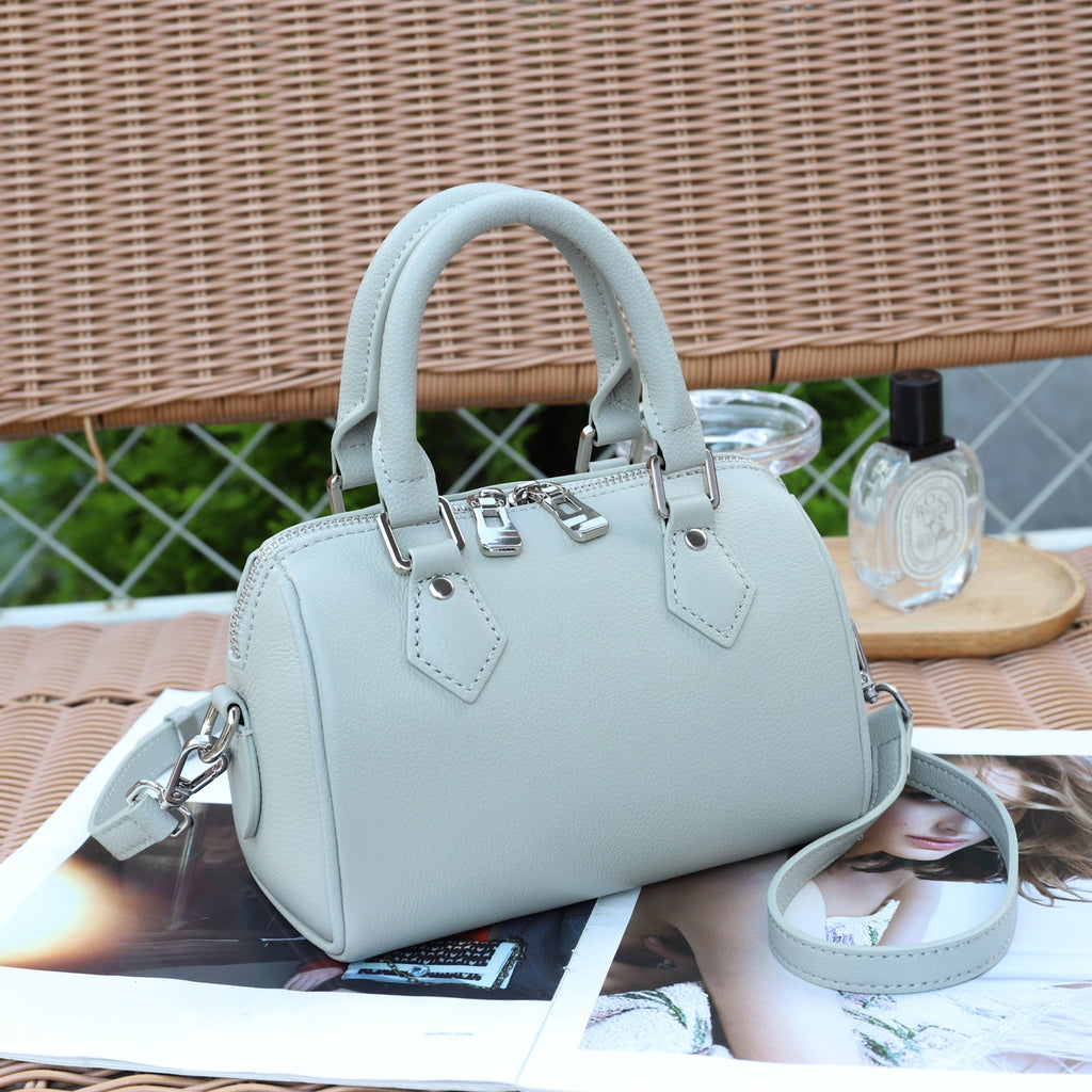 Sac pour femmes en cuir à grains supérieurs