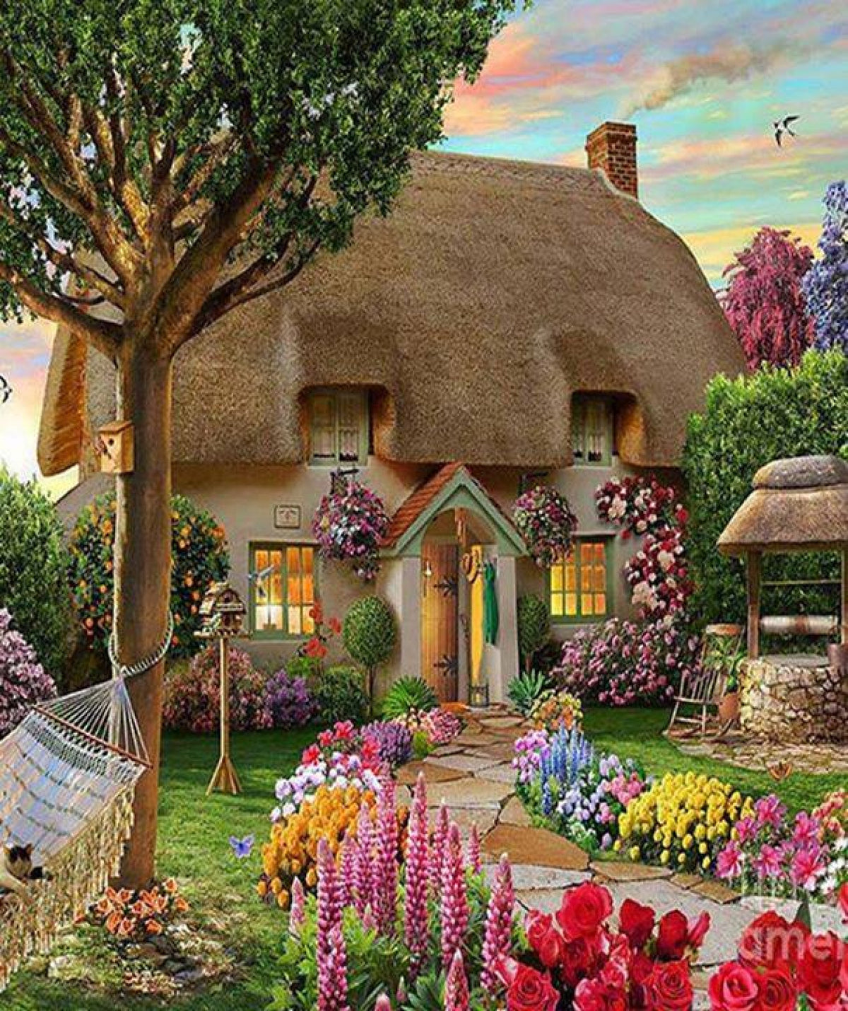 Diamant Peinture Mosaic Rose Kit de broderie complète