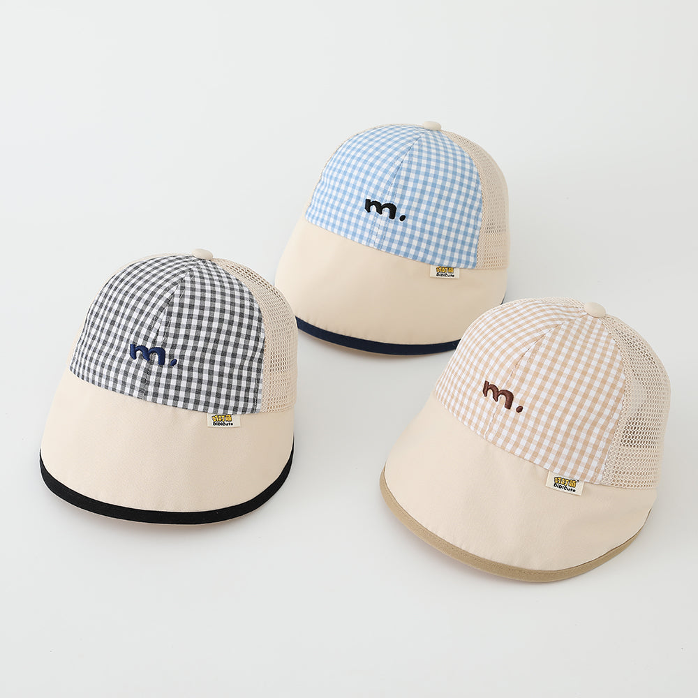 Le M-lettre rayée des garçons et des filles de style mode et simple Casquette de baseball est Suitabl