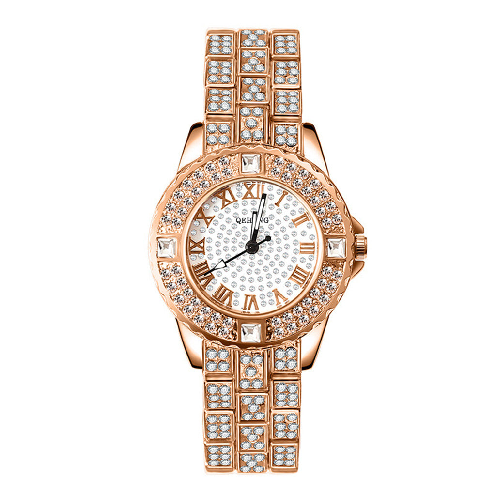 Robe de femme Bracelet Mode Exquise avec Diamond Montre anglaise