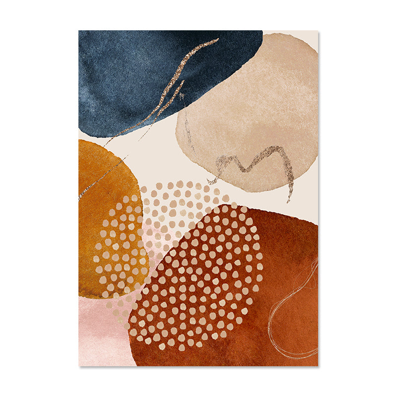 Résumé Aquarelle Formes Géométriques Artwork Toile Peinture Poster