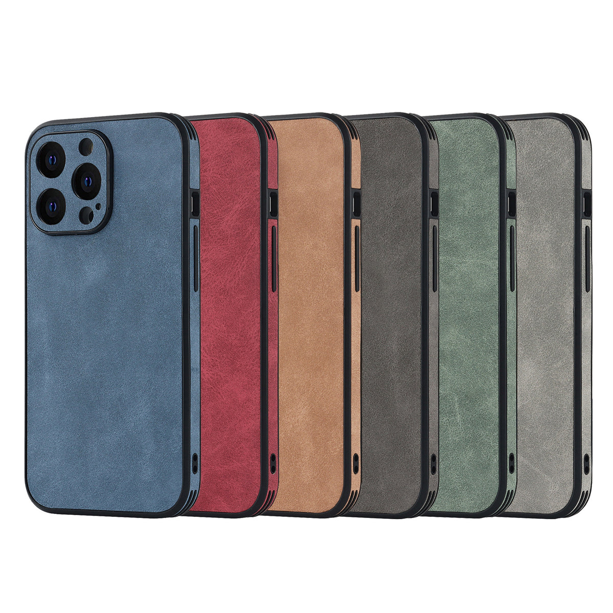 Leather phone case, drop proof
