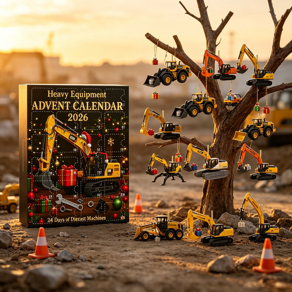 Ornement de Noël Countdown Blind Box Excavator