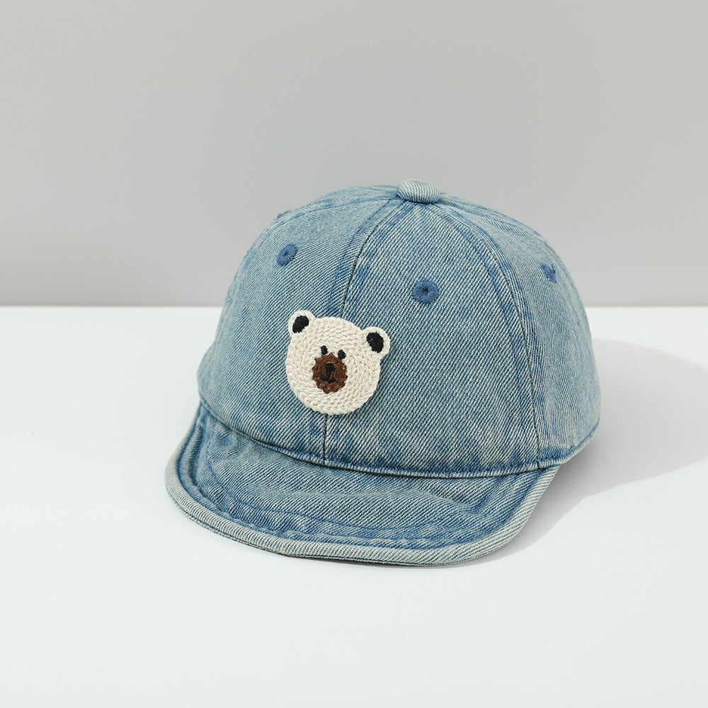 Été Noyau en peluche ours Applique Floppy Mignon et bébé apaisant Baseball