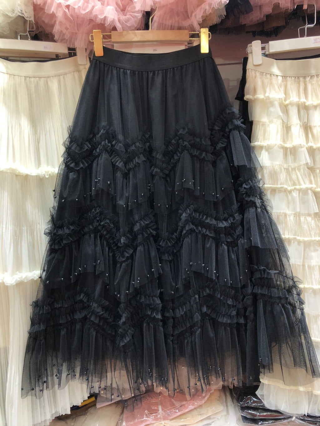 Robe de Maxi à trois niveaux pour femmes