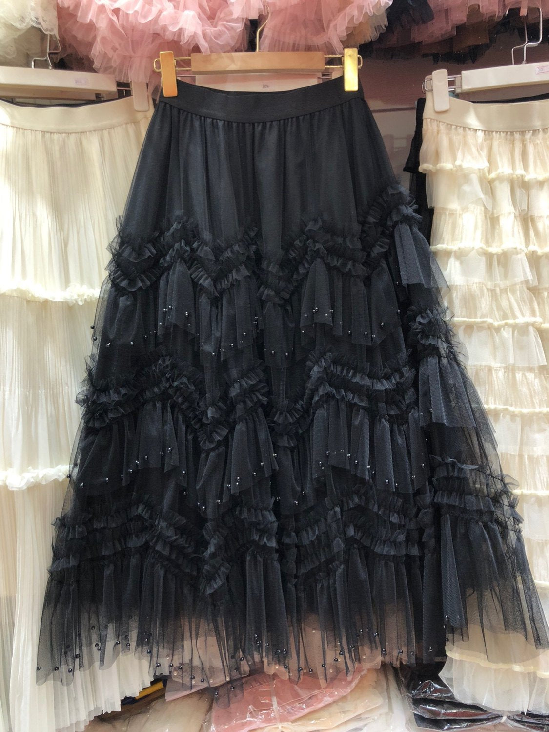 Robe de Maxi à trois niveaux pour femmes
