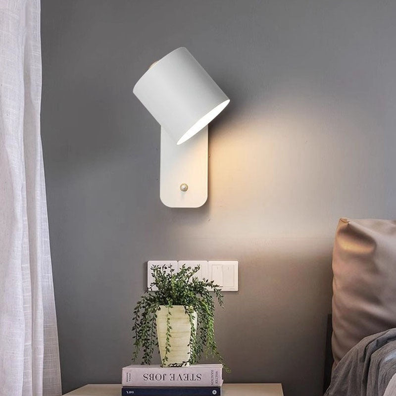 Chambre Bedside Macaron LED simple lampe murale