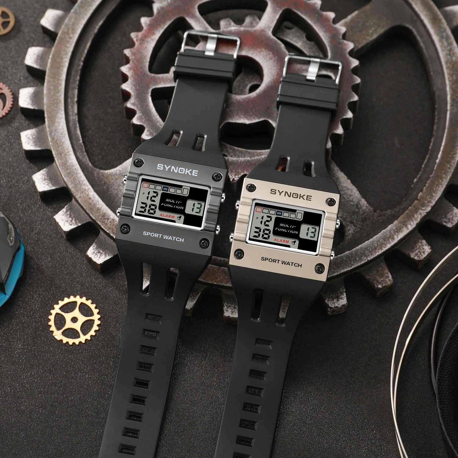 Homme en alliage de sport Smartwatch avec un grand affichage et un design résistant à l'eau