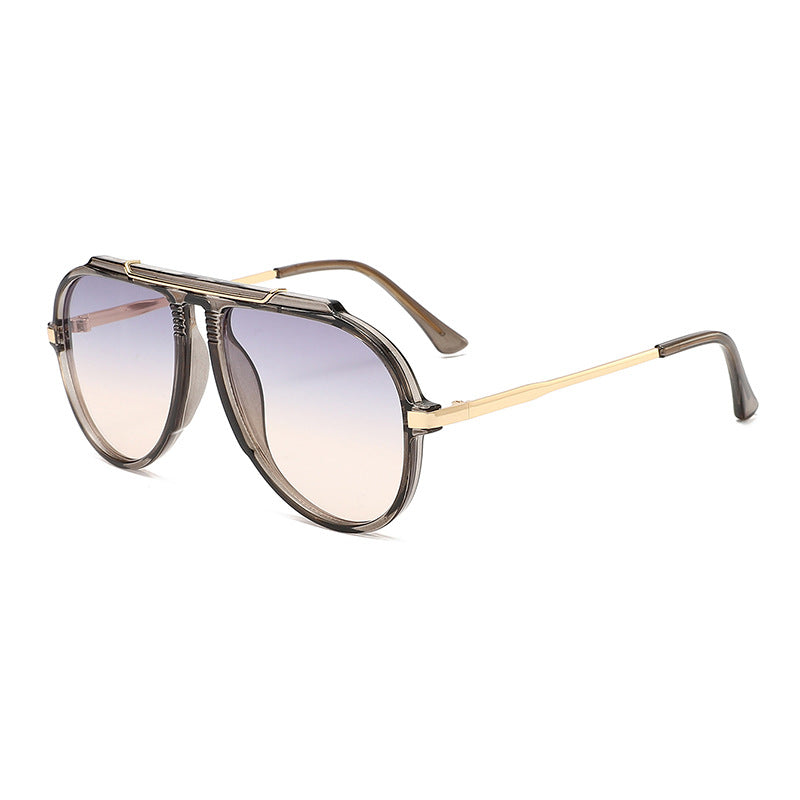 3654 Métal Double-Bridge Aviator Lunettes de soleil Commerce électronique Commerce extérieur Amazon Mode Uv400