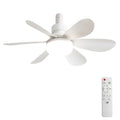 Eventail de plafond portable de 20 pouces avec lumière et télécommande