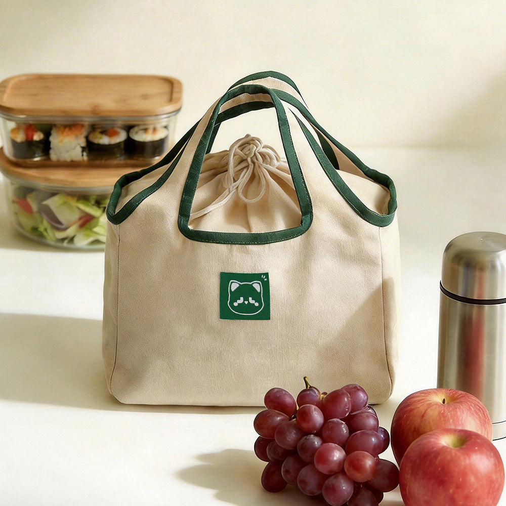 Sac à main en toile épaisse de style japonais