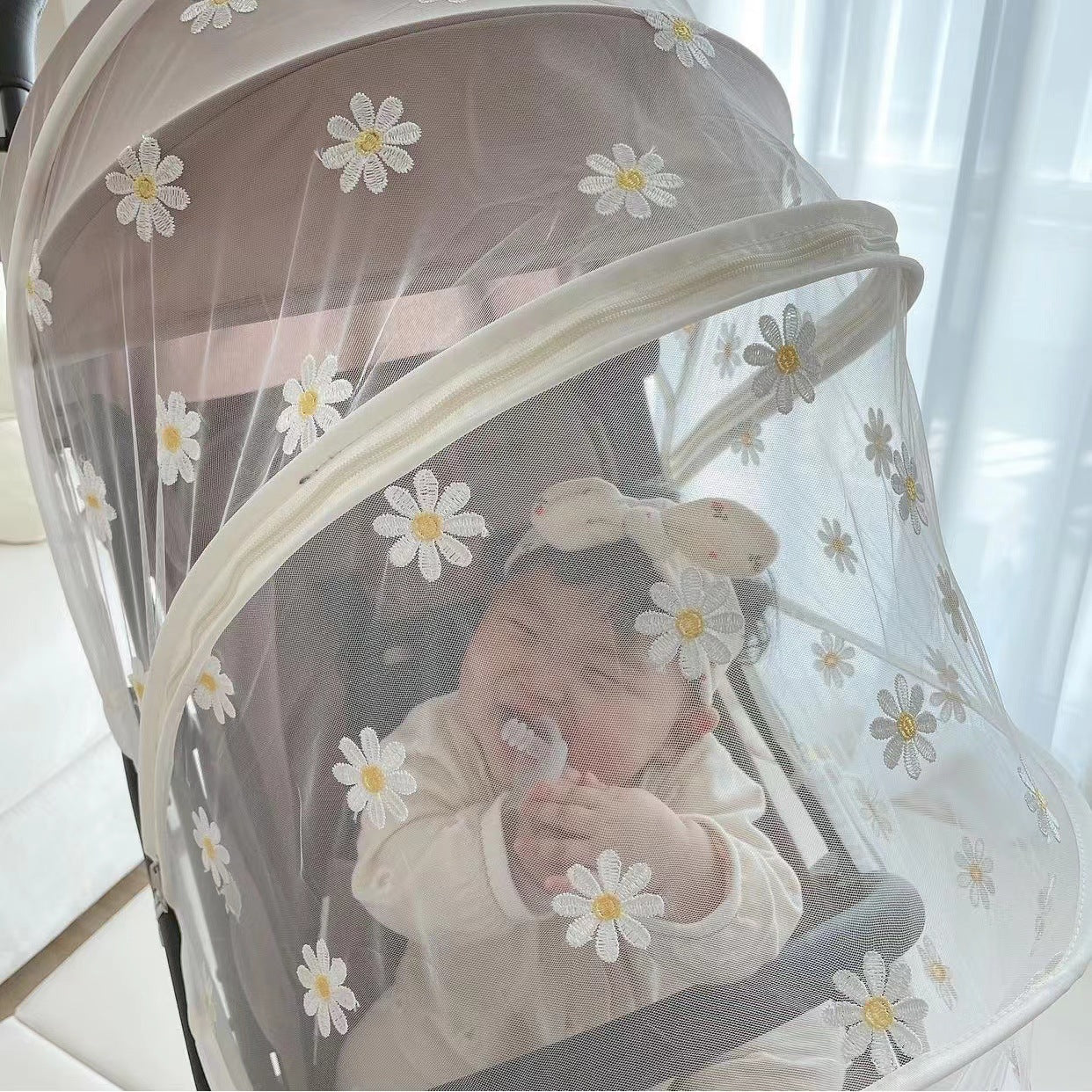 Infantile Mosquito Net Poussette pour bébé universelle de type complet respirant