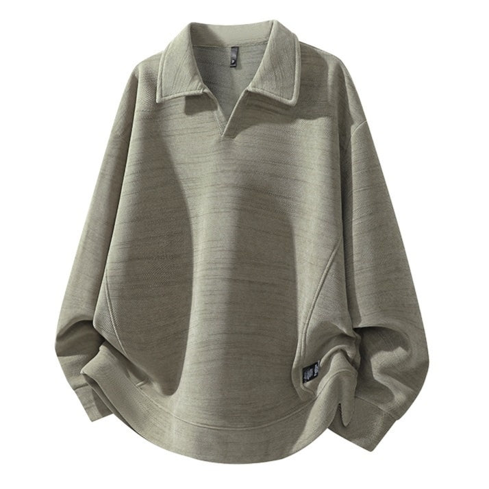 Haut du palonnier occasionnel masculin à manches longues pour l'automne Et l'hiver